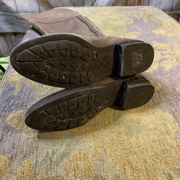 Vince Camuto Pedra Over The Knee Wide Calf Leather Zip Boots Size 7.5 - Picture 9 of 13